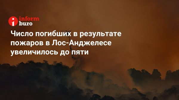 Лесные пожары в Лос-Анджелесе унесли пять жизней и уничтожили тысячи строений