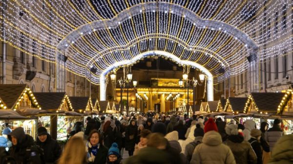 Рождественская ярмарка в Петербурге привлекла рекордное количество посетителей