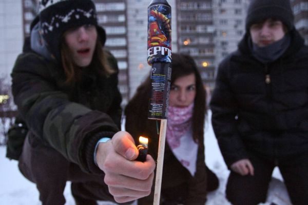 Пиротехнические травмы среди школьников Подмосковья на новогодних каникулах