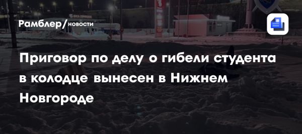 Приговор по делу об убийстве студента Нижнего Новгорода