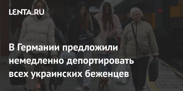 Депутат Германии призывает к депортации украинских беженцев