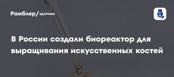 Создание инновационного биореактора для тканевой инженерии в России