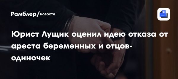 Расширение мер пресечения в России исключает арест для беременных и одиноких отцов