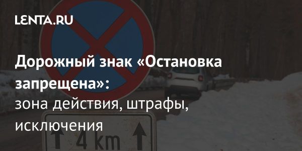 Штрафы за превышение скорости и знак остановки запрещена в России