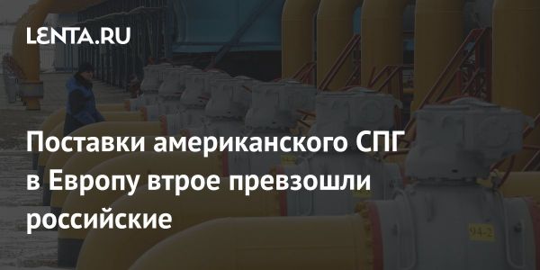 Поставки российского сжиженного газа в Евросоюз в январе 2024 года