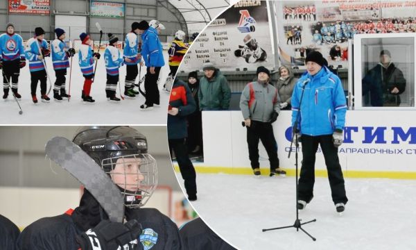 Турнир по хоккею в Карасукском районе привлек юных спортсменов