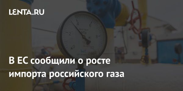 Импорт российского газа в ЕС растет несмотря на санкции