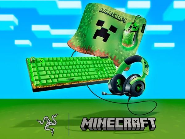 Razer и Mojang представили коллекцию игровых аксессуаров Minecraft Edition