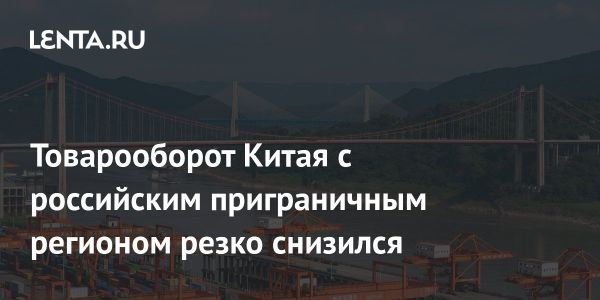 Снижение торгового оборота Приморья с Китаем в 2024 году