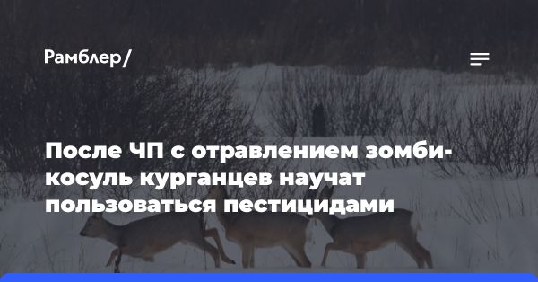 Фермеры обучат обработке угодий пестицидами из-за зомби-косуль