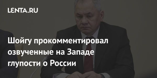 Министр обороны России Сергей Шойгу оценил высказывания на Западе