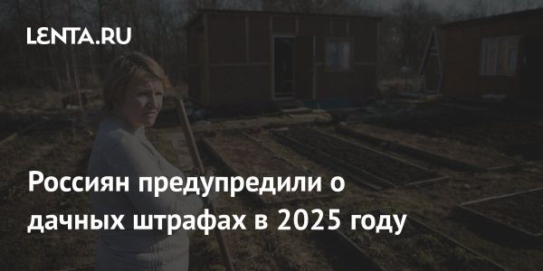 Новые дачные штрафы в России с 2025 года предостерегают дачников