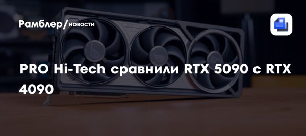 Сравнение производительности видеокарты RTX 5090 с предшественниками