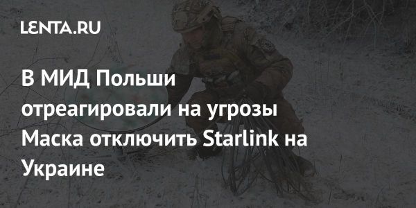 Польша ищет альтернативы Starlink для Украины