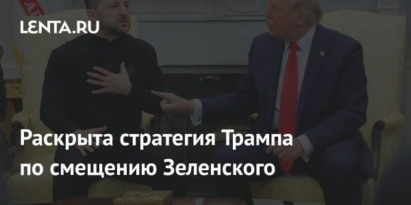 Трамп пытается отстранить Зеленского от власти через давление на Украину