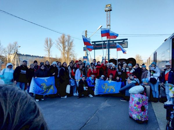 Встреча участников Всемирного фестиваля молодежи в Пскове