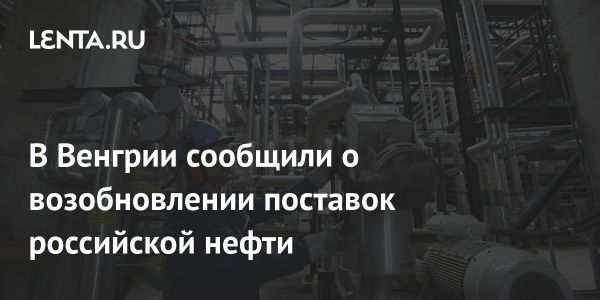 Возобновление поставок нефти в Венгрию через трубопровод Дружба после атаки беспилотника