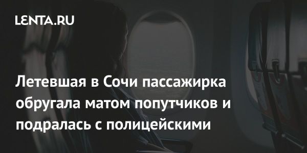 Инциденты на рейсах в Сочи: агрессия и нарушение закона