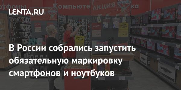 Обязательная маркировка телефонов и ноутбуков в России стартует с декабря 2023 года