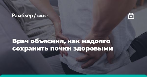 Как поддержать здоровье почек: рекомендации эксперта