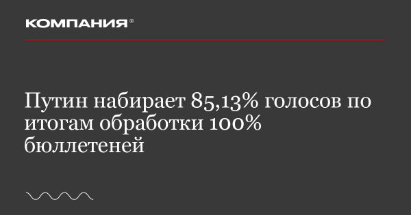 Владимир Путин получил историческую поддержку на выборах президента