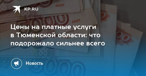 Тюменская область увеличила расходы на платные услуги в 2025 году