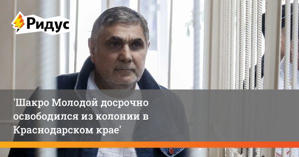 Шакро Молодой освобожден из колонии: подробности и обстоятельства