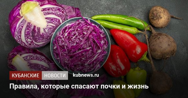 Правильное питание для здоровья почек и мочевыводящих каналов