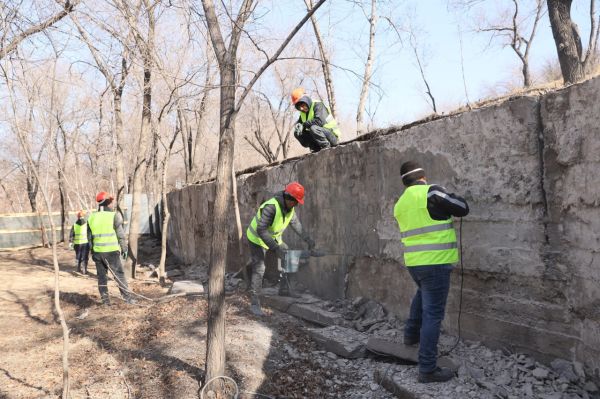 Благоустройство парка Победы в ульянудэ