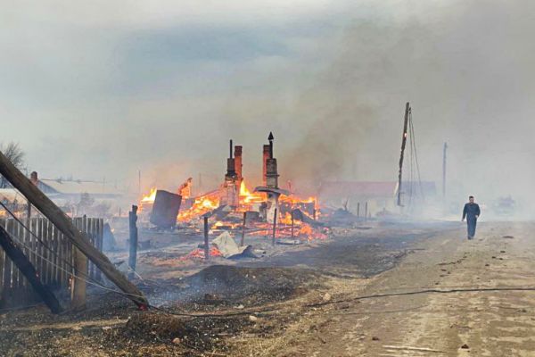 Пожары в Иркутской области: пострадавшая женщина в тяжелом состоянии