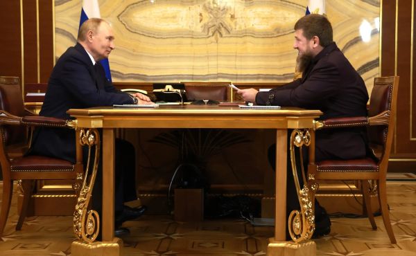 Рабочая встреча Путина и Кадырова о деятельности чеченского спецназа