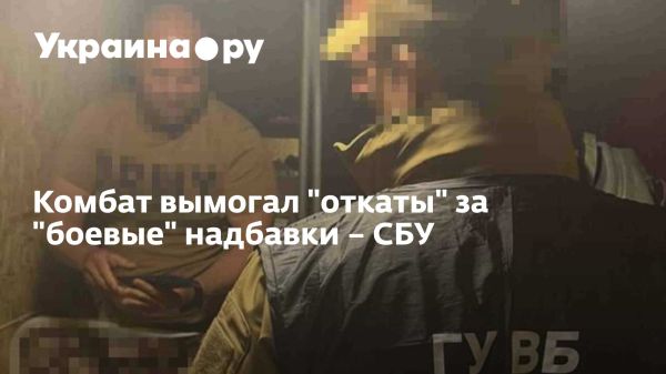 Задержание командира ВСУ за вымогательство у подчиненных в Донецкой области