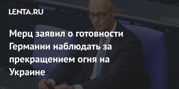 Германия предложила наблюдать за прекращением огня на Украине