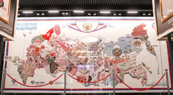 Открытие Музея Вышитой карты России в Чебоксарах