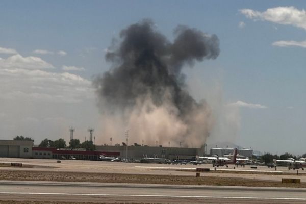 Крушение военного самолета возле аэропорта Альбукерке: пилот госпитализирован