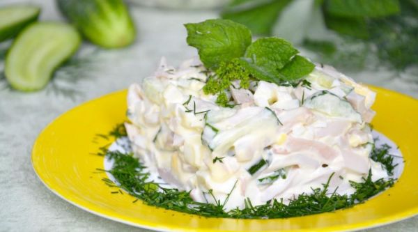 Вкусные белковые салаты для правильного питания