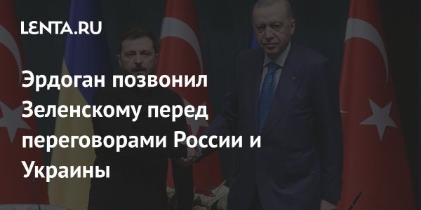 Эрдоган и Зеленский обсуждают прекращение огня перед переговорами в Стамбуле
