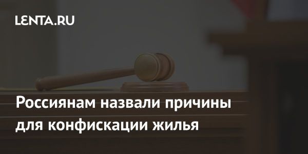 Конфискация жилья как мера наказания по закону