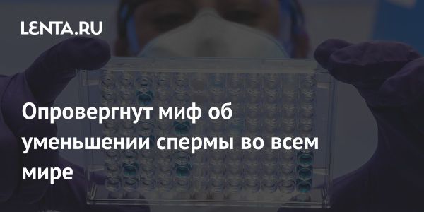 Исследование опровергло миф о падении количества сперматозоидов у мужчин