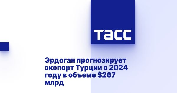 Турция прогнозирует увеличение экспорта в 2024 году