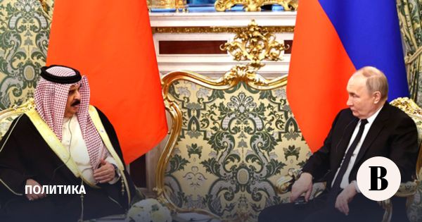 Переговоры Путина и короля Бахрейна об экономическом сотрудничестве