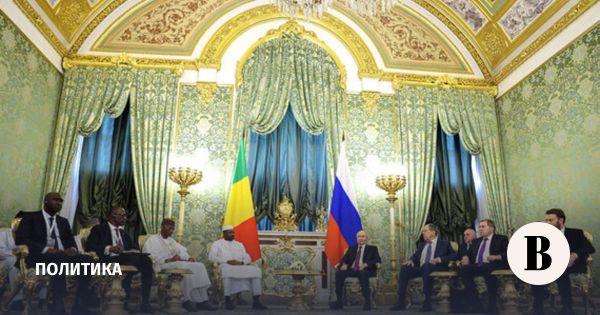 Переговоры Путина с президентом Мали о развитии сотрудничества
