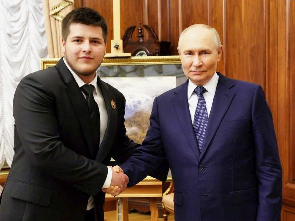 Встреча Путина с Адамом Кадыровым после свадьбы