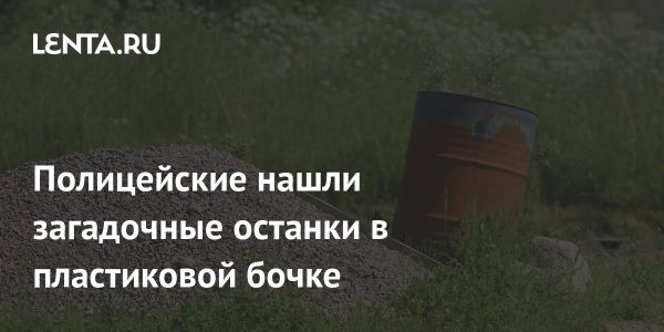 В Пенджабе найдены останки мужчины в бочке