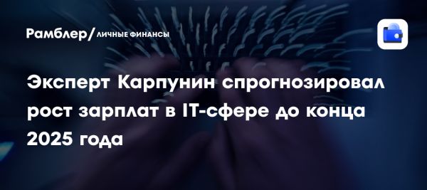 Алексей Карпунин о зарплатах в IT-секторе России