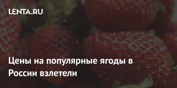 Рост цен на клубнику и черешню в России в 2025 году