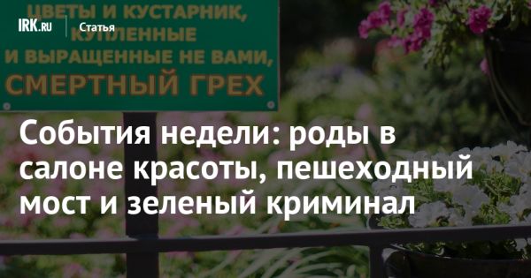 Итоги недели в Иркутске значимые события и новости