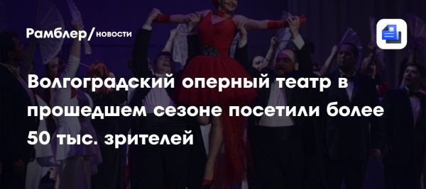 Завершение театрального сезона Царицынская опера с концертом На Бис