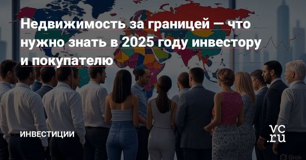 Инвестиции россиян в зарубежную недвижимость в 2025 году