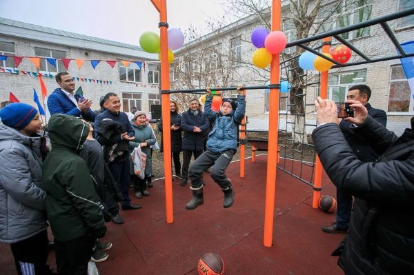 Спортивная площадка Гермес в деревне Матраево